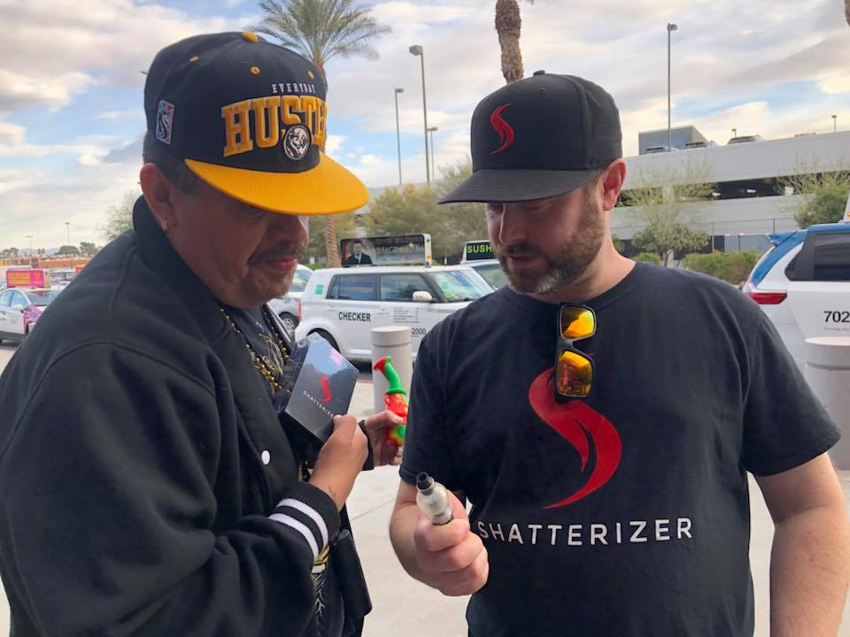 PuffTuff PonyBoy of Los Marijuanos and a Shatterizer mic