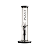 Groove Straight Tube 12" Water Pipe front view USA