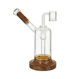 Marley Natural Riggler Glass & Walnut