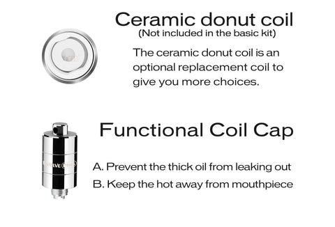 Yocan Evolve Plus Replacement Coil Caps