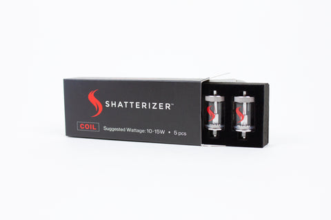 The “S” Pod, Shatterizer’s NEW Ceramic Oil Coil/Cartridge (5 Pack)