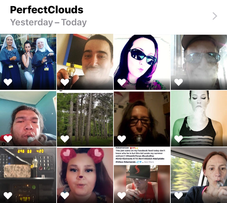 Perfect Clouds Selfie Prize Pack Winners!