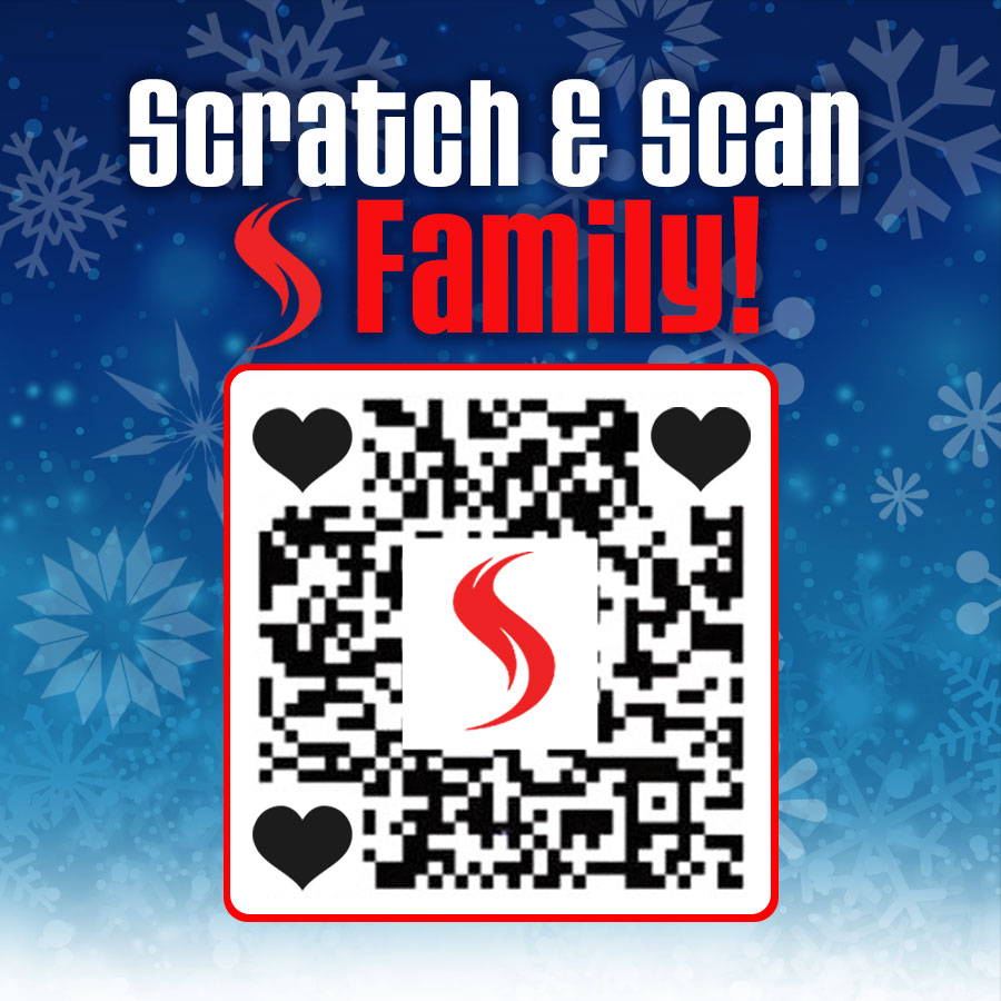 Scratch & Scan our NEW #HighTech QR Code!