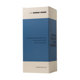 Human Grade 10.25" Straight Recycler Glass Water Pipe Blue Box View 2 USA