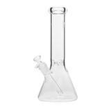 Human Grade 12" Beaker Water Bong Clear Side View 2 USA
