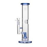 Human Grade 12" Straight Tube Water Pipe Blue USA