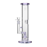 Human Grade 12" Straight Tube Water Pipe Lavender USA