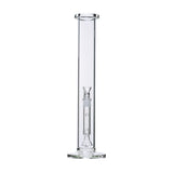Human Grade 15" Tube Glass Water Pipe Front View USA