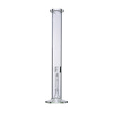 Human Grade 18" Tube Straight Glass Water Pipe Back View USA