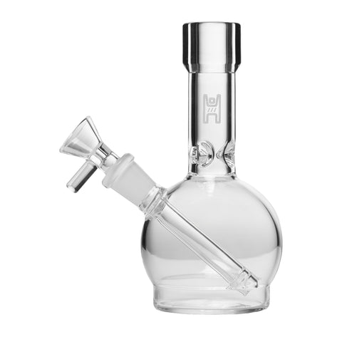 Human Grade 6" Ball Water Pipe Clear USA