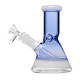Human Grade 6" Beaker Water Pipe Blue USA