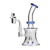 Human Grade 8" Oil Can Rig Clear and Blue Accents USA