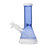 Human Grade 9" Beaker Water Pipe Blue USA