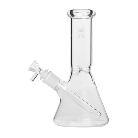 Human Grade 9" Beaker Water Pipe Clear USA