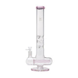 Human Grade Inline Tube Triple Ice Catch Glass Water Pipe Pink USA