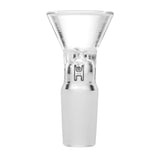 Human Grade Standard 14mm Clear Flower Bowls Side View2 USA