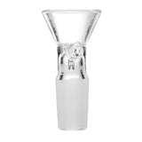 Human Grade Standard 14mm Clear Flower Bowls Side View USA