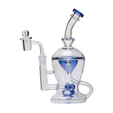 Human Grade The Nuke Glass Rig Blue USA Shatterizer