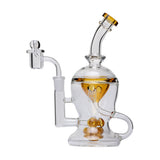 Human Grade The Nuke Glass Rig Yellow USA Shatterizer