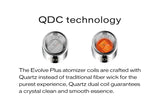Yocan Evolve Plus wax vaporizer dual quartz wax coils