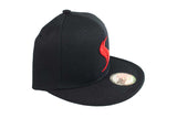 Shatterizer Black Hat with Black Accents, Solid Black Bill